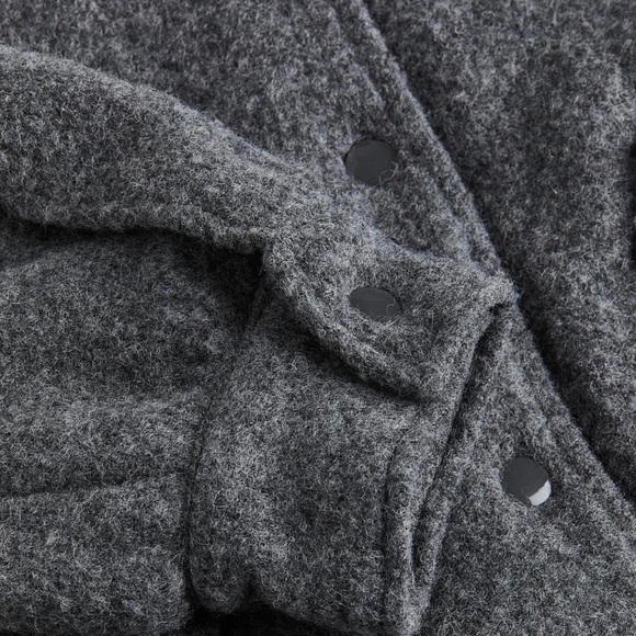 H&M Bomber Jacket Grey NEW NWT XS - Picture 5 of 6